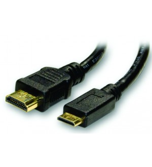 CABLE MINI HDMI/HDMI 1.3 PL 1.8 NEG.HDM1018