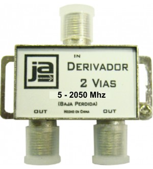 * DERIVADOR CATV 5-2050MHZ 2VIAS.TVD2012